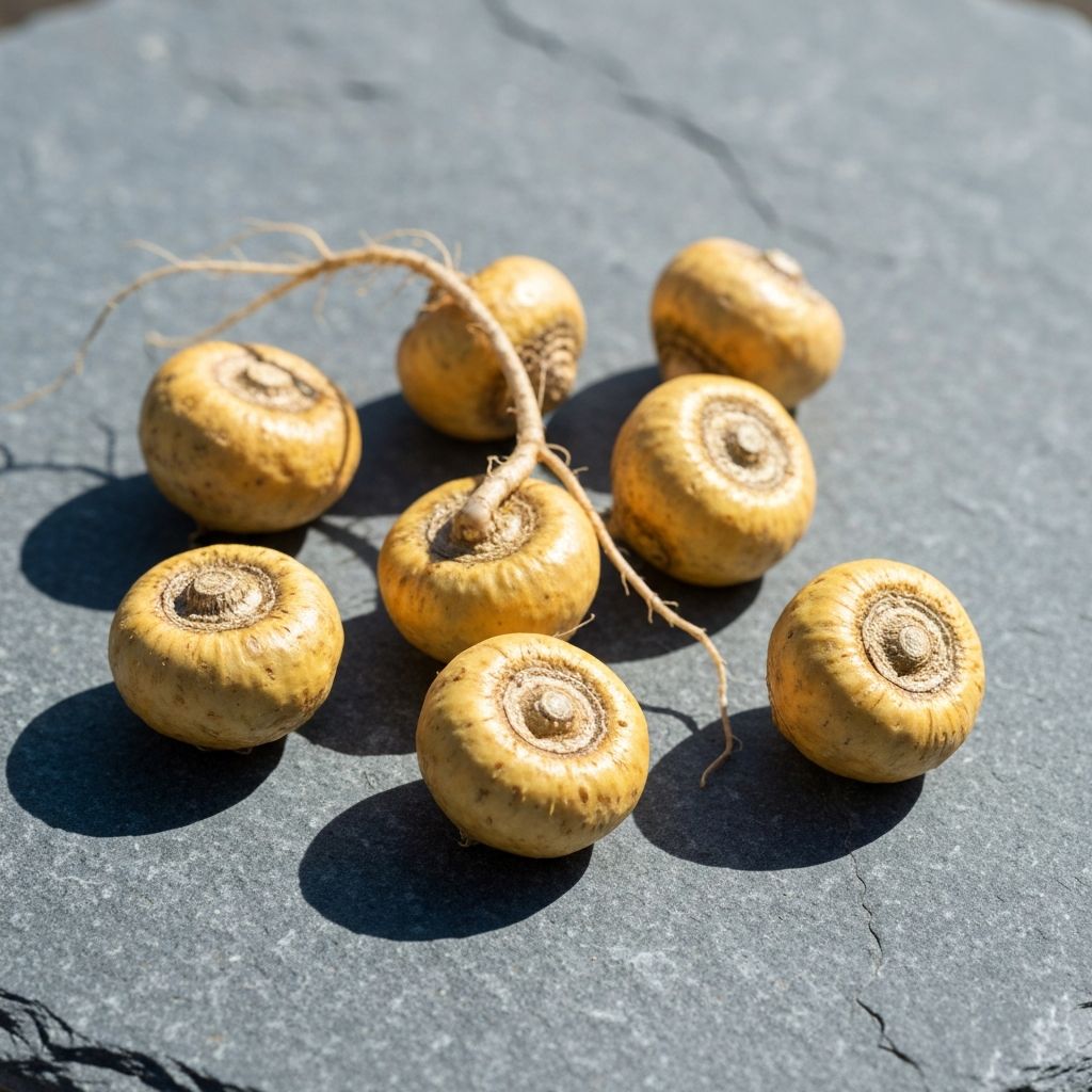 Lepidium meyenii Maca Wurzel